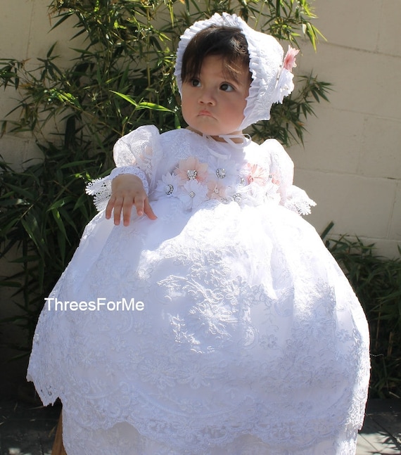 Buy Octavia Baby Girl Christening Dress Birthday Party Ivory Gown Online in  India - Etsy
