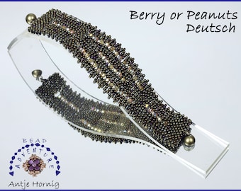 Berry or Peanuts, Instructions, Bracelet, Pattern, PDF - Download, GERMAN