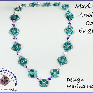 Marina&#39;s Ancient Coins, BeadAdventure, Instructions, necklace, Pattern, PDF - Download, ENGLISH
