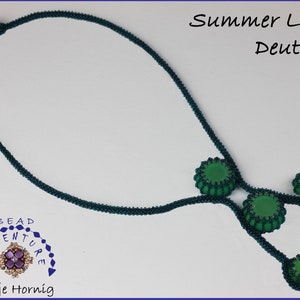 Letnia miłość, BeadAdventure, instrukcje, naszyjnik, samouczek, PDF - pobierz, niemiecki