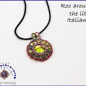 Roc around the Lit, BeadAdventure, Pendant, Instructions, Pattern, PDF - Download, ITALIAN