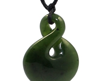 ニュージーランド ポウナム グリーンストーン 翡翠 トキ & コル