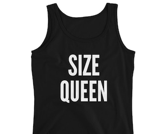 Camiseta sin mangas de talla Queen: divertida camiseta de humor para adultos