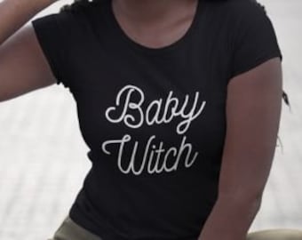 Baby Witch, Witch Shirt, Witch Gift, Halloween Shirt, Witchy Gift, Bdsm Shirt, Bdsm Gift, Submissive Gift, Ddlg Shirt, Ddlg Gift