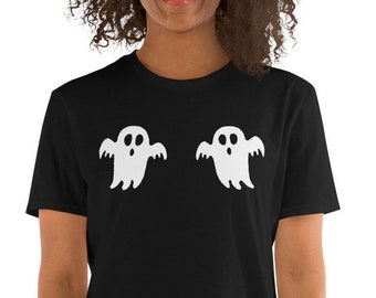 Ghost Boobies, T-Shirt, Ghost Shirt, Funny Halloween Shirt, Halloween Gift