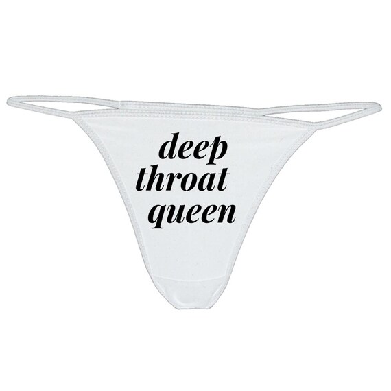 Deep Throat Queen Thong Bdsm Lingerie Bdsm T Ddlg Etsy