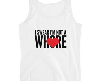 Camiseta sin mangas con declaración feminista: "Juro que no soy una puta"
