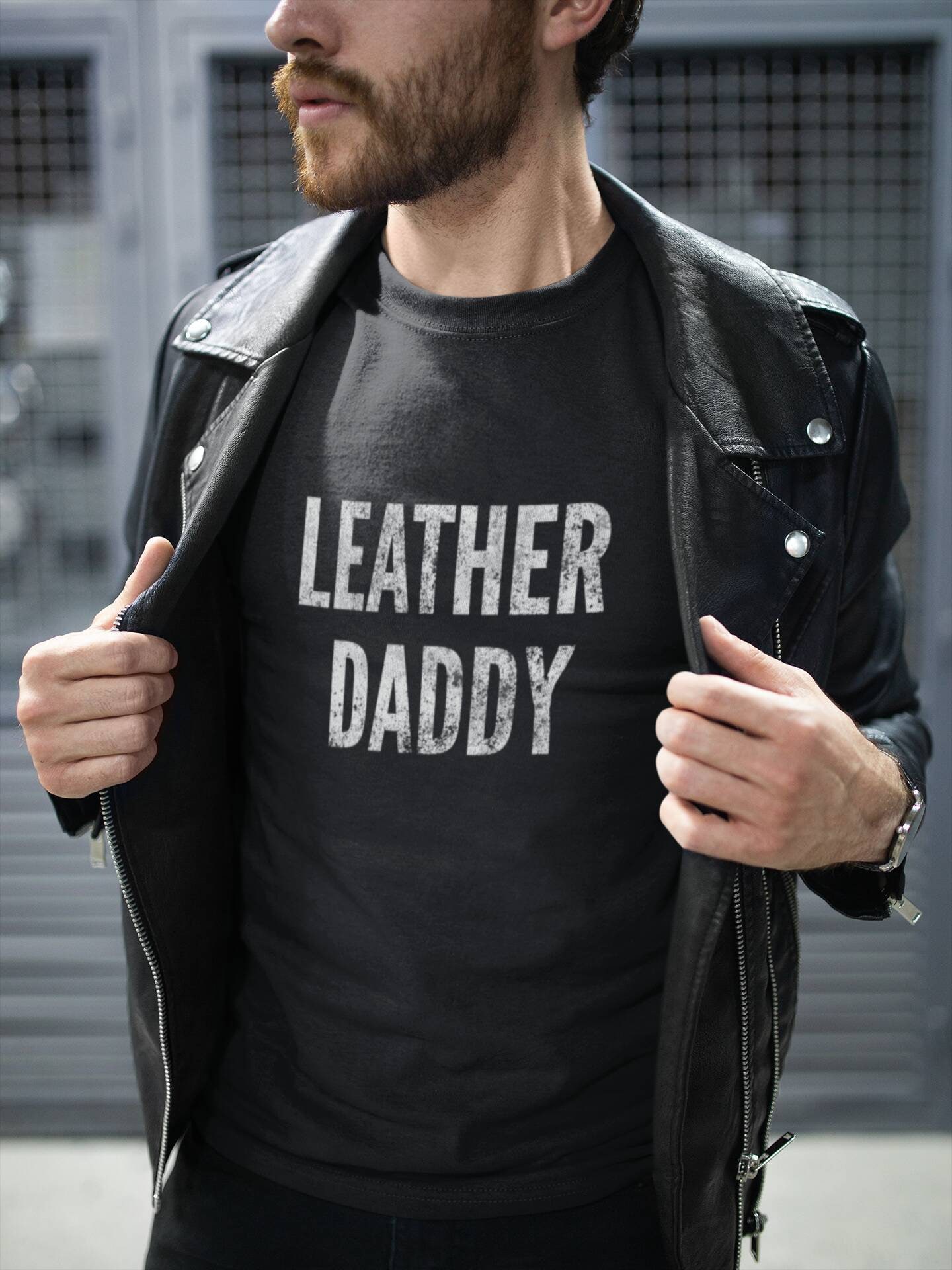 Leather Daddy Bdsm Shirt Bdsm Gift Leather Kink Gay Shirt - Etsy