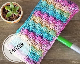 Crochet Mop Cover Pattern Geknotete Textur Wiederverwendbare Duster PDF Pattern