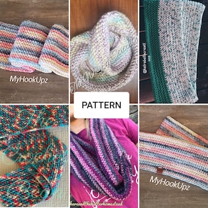 Pattern~Tilted Infinity Scarf , Infinity Scarf pattern, crochet scarf pattern,infinity scarf pattern, pattern,infinity scarf, Tilted scarf