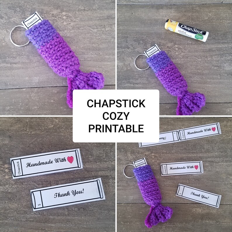 Printable Chapstick Insert PDF Download Chapstick Template Etsy