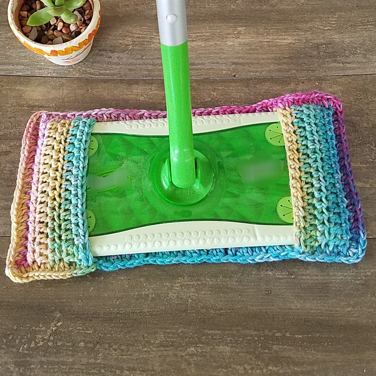 PatternThe Knotted Mop & Dust Cover Floor Mop Pattern Mop Etsy