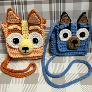 Bluey, Bluey Pocketbook, Toddler Purse, Bluey dog Toddler Purse, Crossbody Bluey or Bingo Purse, Bingo Purse, Character Purse, Childs Purse