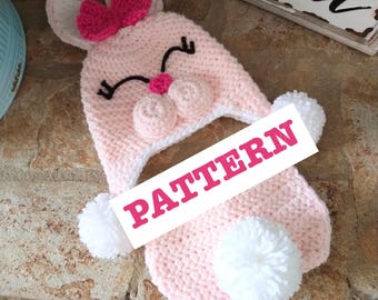 Crochet Baby Bunny Outfit Pattern for Easter Photo Prop newborn picture pattern