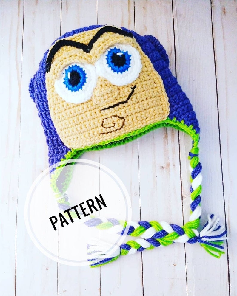 Pattern Buzz Lightyear hat, Spaceman, Buzz Lightyear beanie, Buzz Beanie, Inspired by Toy Story Movie, Halloween costurme, Character hat image 1