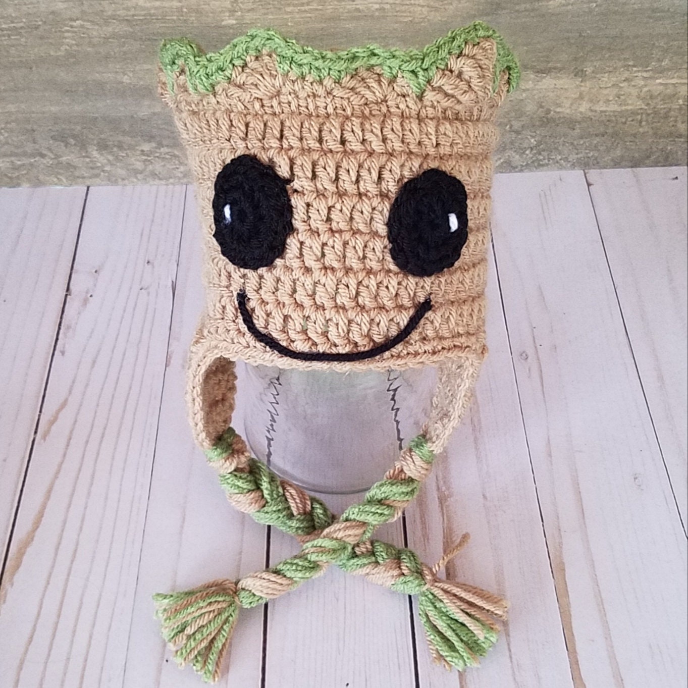 Crochet Groot Hat Groot beanie Groot Super Hero baby Groot Etsy