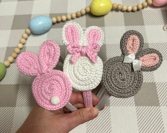 Bunny headband, Girls headband, Easter, Easter headband, Easter bunny headband, bunny, detachable headband