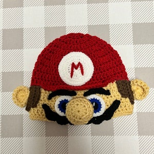 PatternCrochet Mario and Luigi Hat, Mario Hat Pattern, Luigi hat Pattern, Mario costume, inspired by Mario Movie, Mario gamer, Mari Pattern image 2