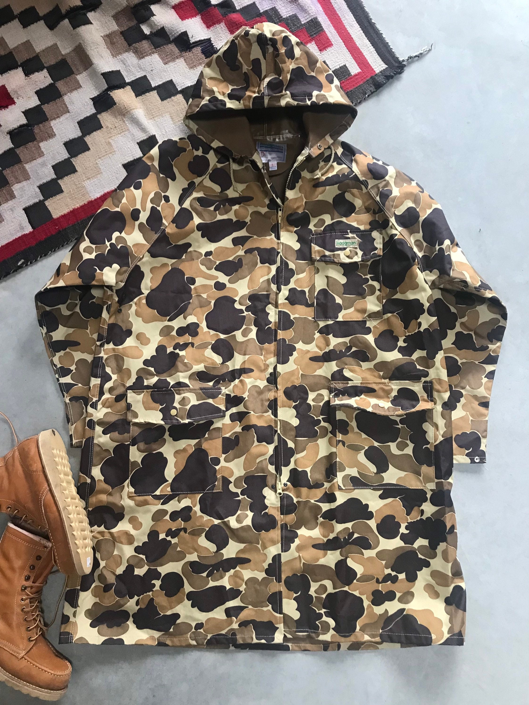 Hodgman camo top rain jacket
