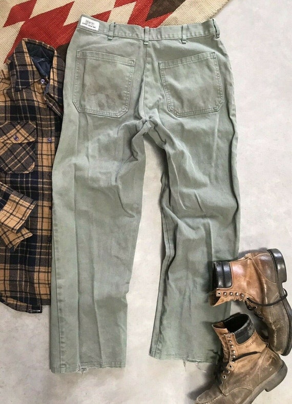 steel plaid jeans