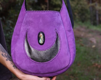 BOLSO LUNA | bolso de piel hecho a mano con estilo de bruja