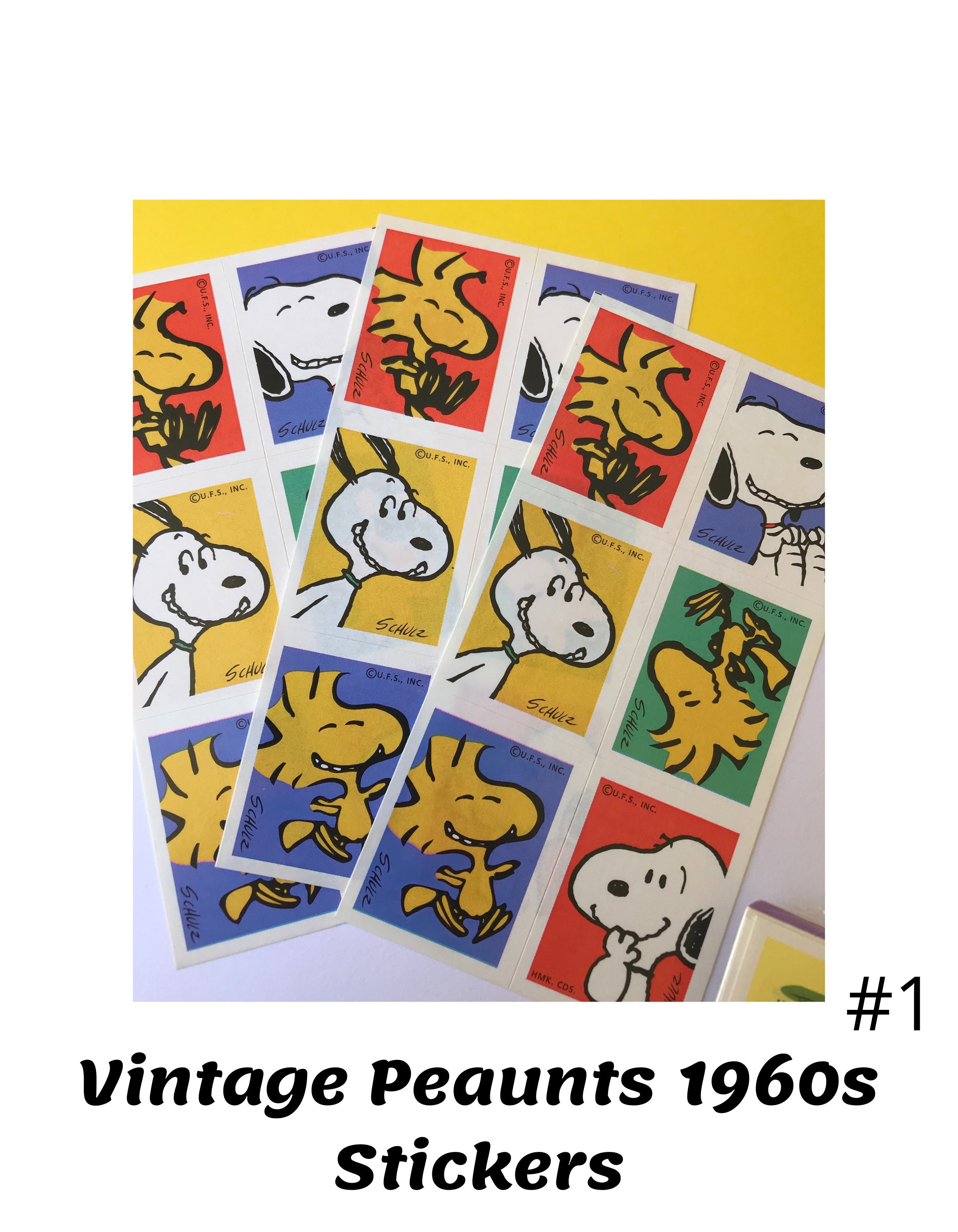 Peanuts Snoopy Charlie Brown Vintage Stickers Collections planner Sticker  Teacher Stickers Fun Stickers 