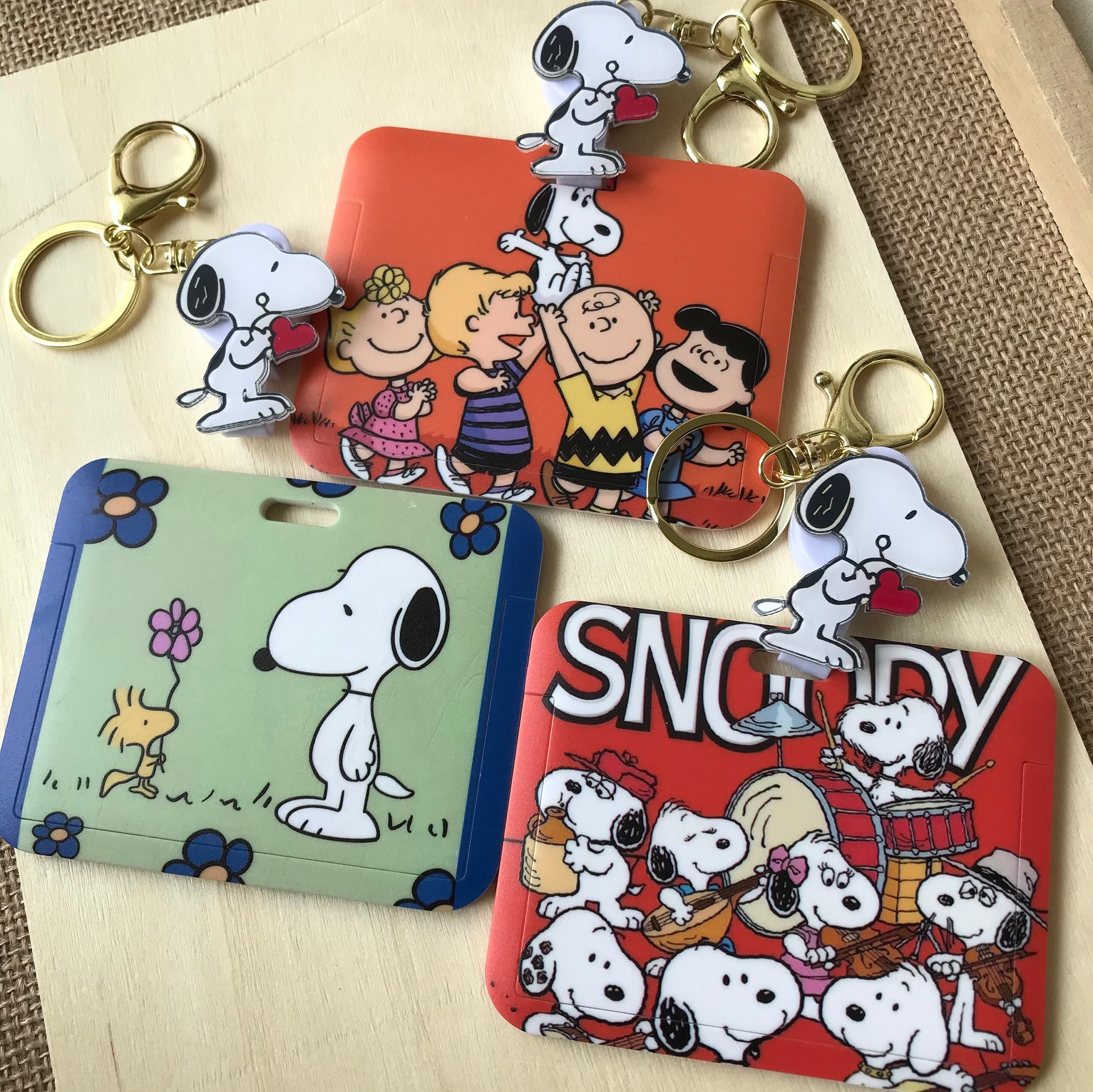 Snoopy and His Friends Keychain With Charms Woodstock Key Ring-belle With  Best Friend Key Chain Be Mine Key Chain 