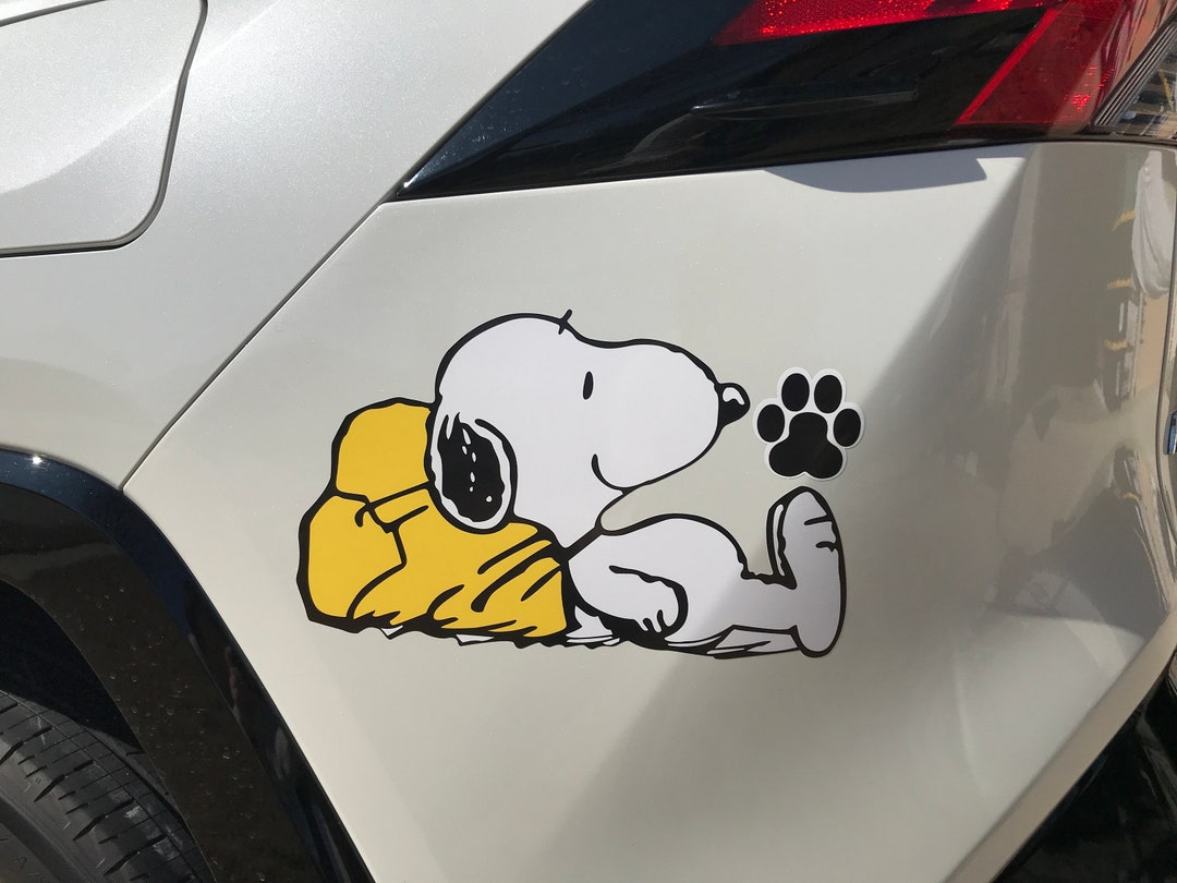 Snoopy Stickers Cool Car Decal Layered Sticker Decal Cars Notebook