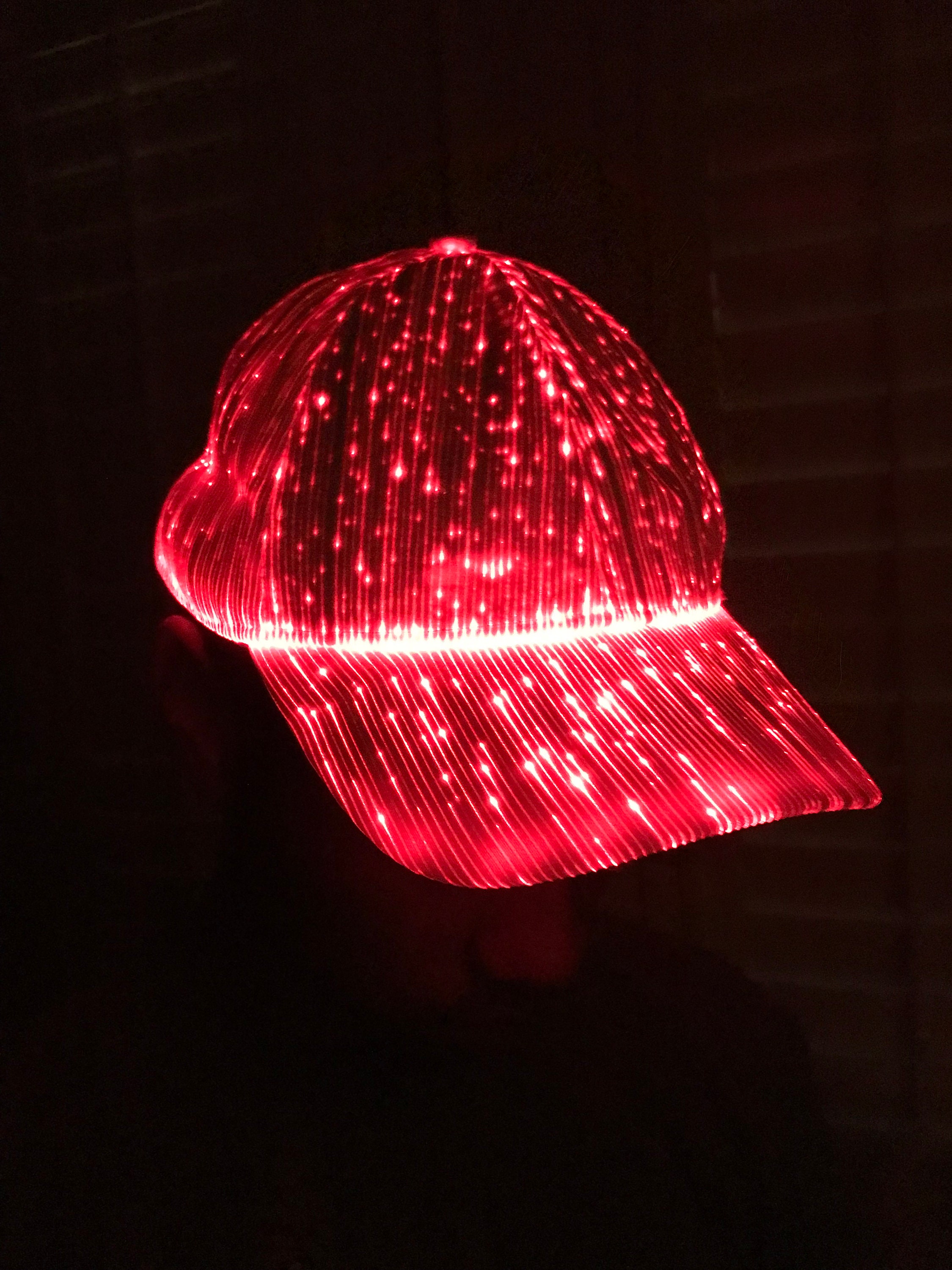 Buy LED Light-up Color Changing Cap Party Biking Event Night Work USB  Charger L Fun Safe Gift L Rave Dance Hip Hop Baseball Cap Online in India 