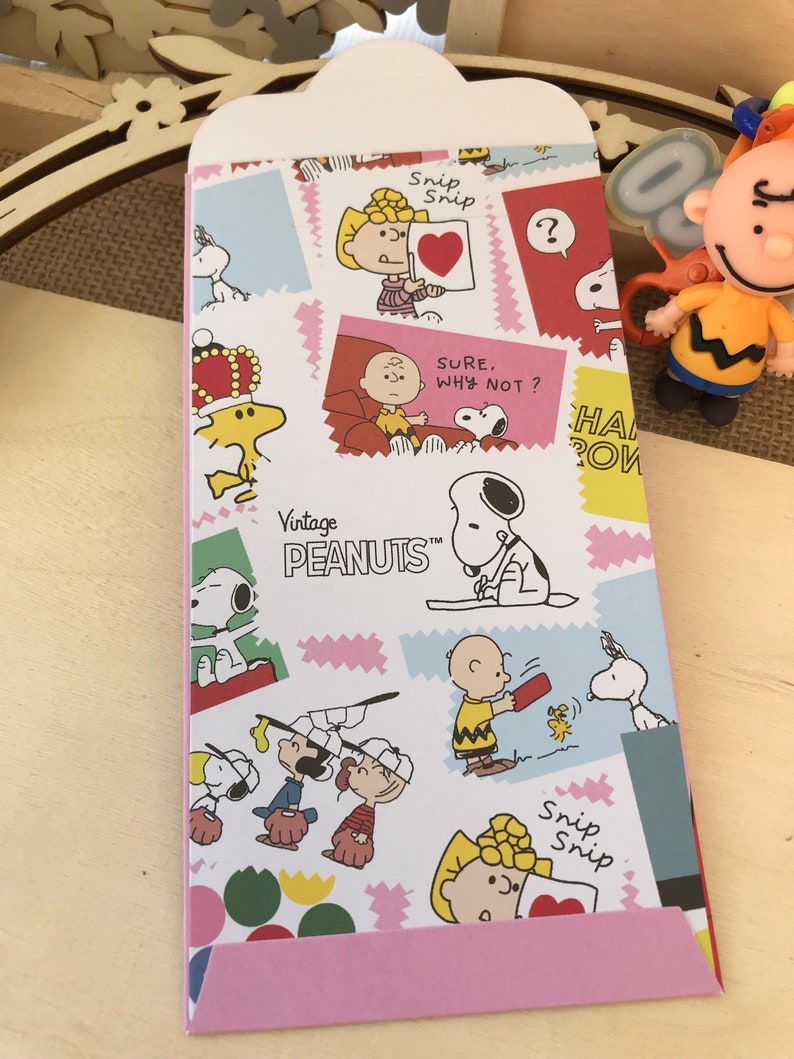Peanuts Snoopy and His Friends Vintage Envelopesnoopy Money Etsy