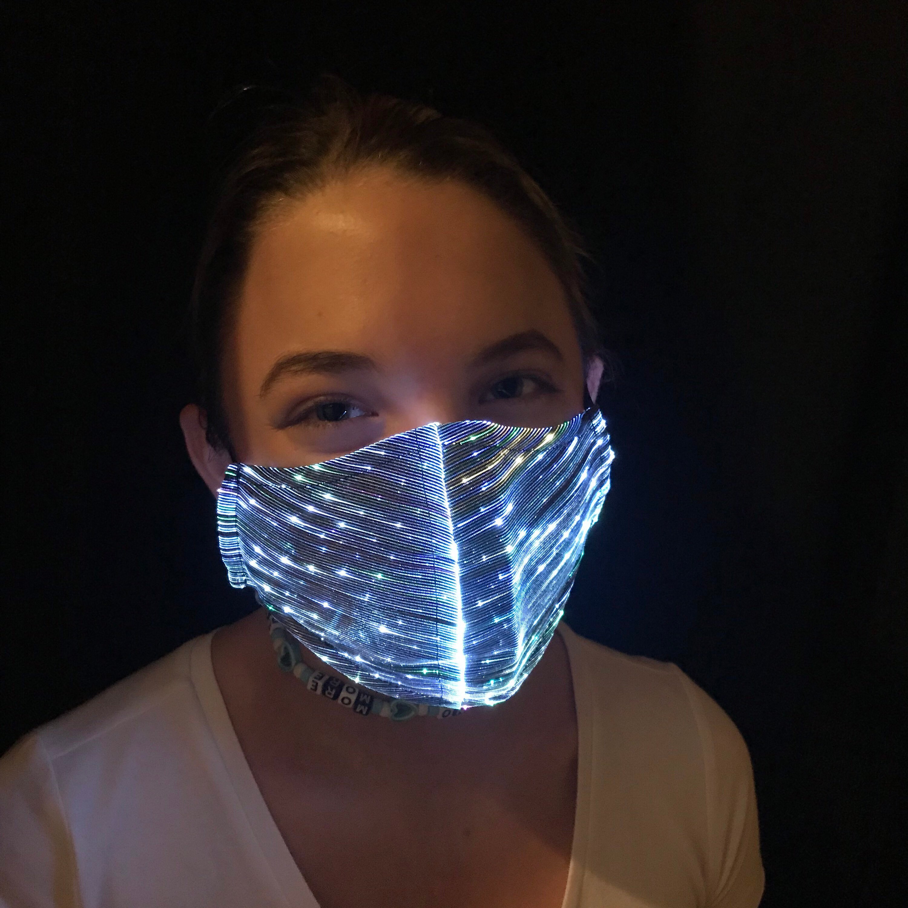 LED Lightup Color Changing Mask Party Biking Running Etsy Australia