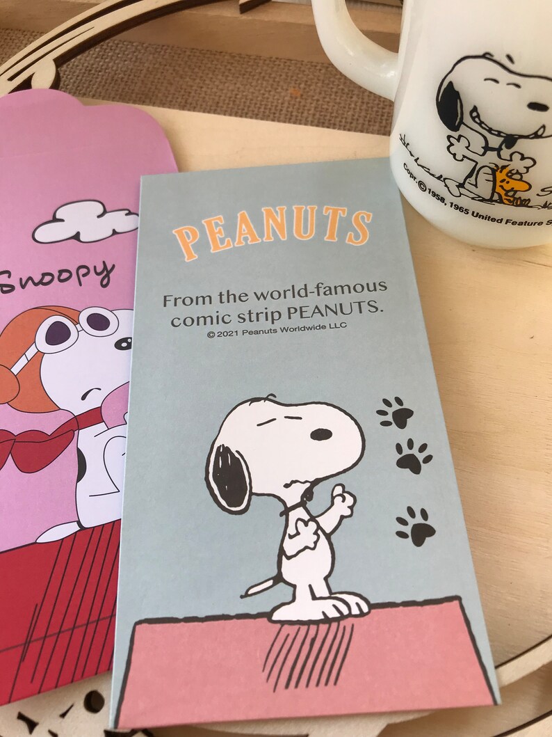 Peanuts Snoopy and His Friends Vintage Envelopesnoopy Money Etsy