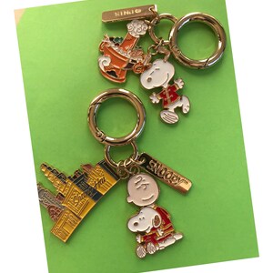Cute Genuine Peanuts Key Chain Snoopy and His Friends Enamel Keychain ...