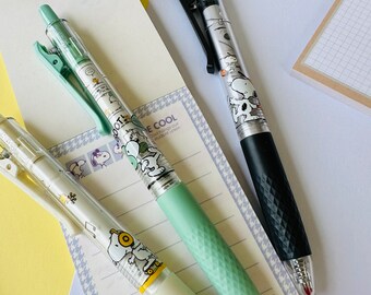 Cartoon Snoopy Pens Sports design-0.5mm black ink-cartoon design- gift for teacher student office-crafty drawing gift pens