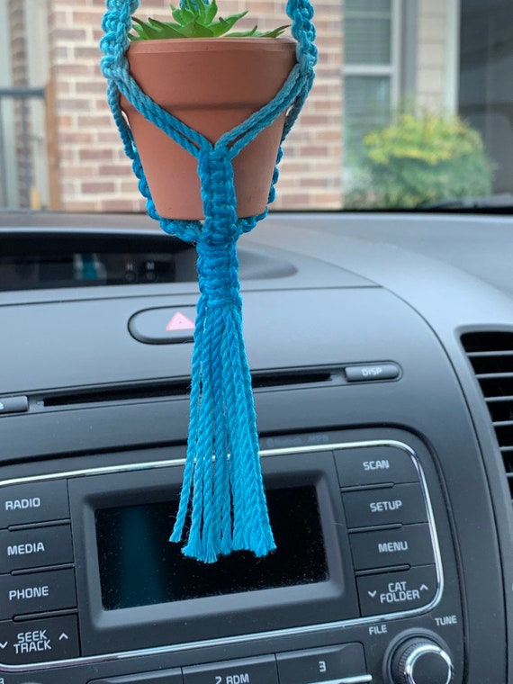 Interior Car Accessories Christmas Gifts For Her Cool Car Accessories Beaded Car Charms Tie Dye Macrame Handmade Accessory