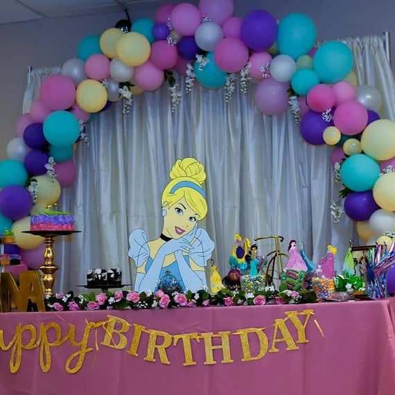 Princess Waist Cutouts Party Prop Table Decor Princess Party Etsy