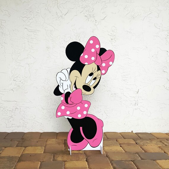 Minnie Mouse Individual Cutout Standee Party Decor Photo Prop Party Centerpiece Il_570xn