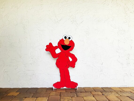 Individual 2ft Sesame Street Cutouts Standee Party Decor Photo Prop Party Centerpiece Elmo Cutout, Big Bird Prop, Cookie Monster Cutout Il_570xn