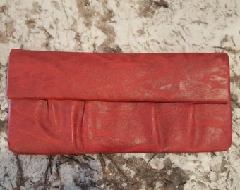 Retro Red Vintage Clutch Purse