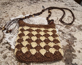 Boho Shoulder Length Paper Purse