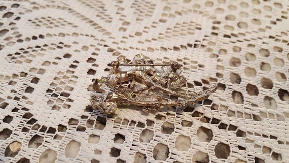 Bouquet Brooch Spring Flowers Easter - image 4