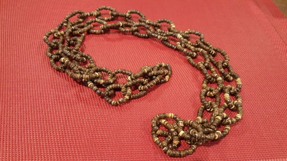 Wooden Beaded Necklace - image 3