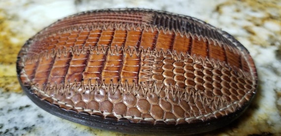 Leather Brazos Joe Belt Buckle - image 2