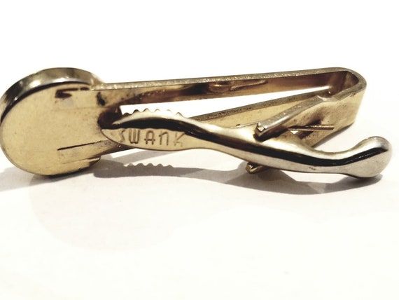 Swank Giraffe Head Cuff Links and Tie Clip - image 6