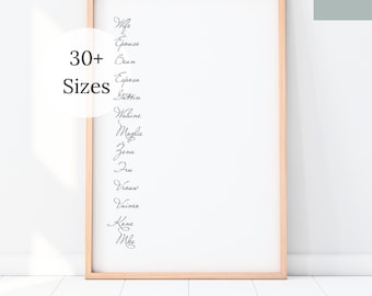 Wife Different Languages, Translation Wall Art, Romantic Gift, Wedding Gift