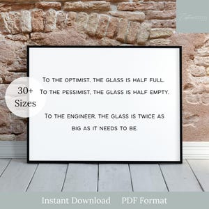 Engineer Digital Print, Office Wall Art, Engineering Graduation Gift
