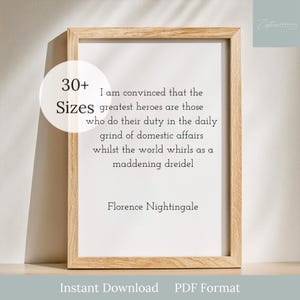 Gift For Nurse, Florence Nightingale Quote, Greatest Heroes, Printable Nurse Quotes, Nursing Student Gifts