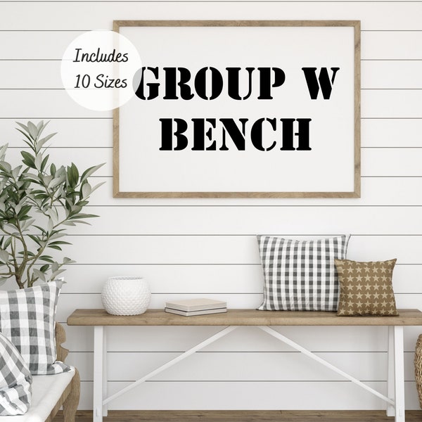 Group W Bench Digital Print, Alice's Restaurant Wall Art, Thanksgiving Gift