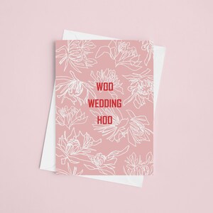 Cartão Woo Wedding Hoo