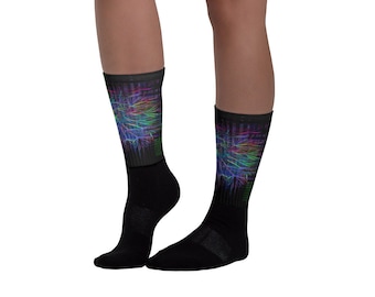 Binary Color Blast Socks